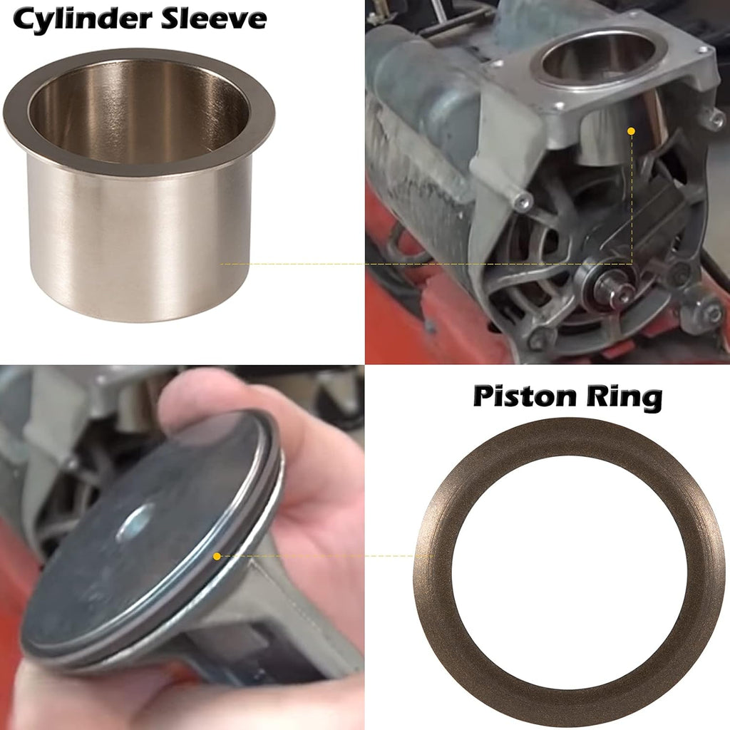 Compressor Piston Kit Connecting Rod Replacement Kit for Oil Free Air Compressor Pump J629510