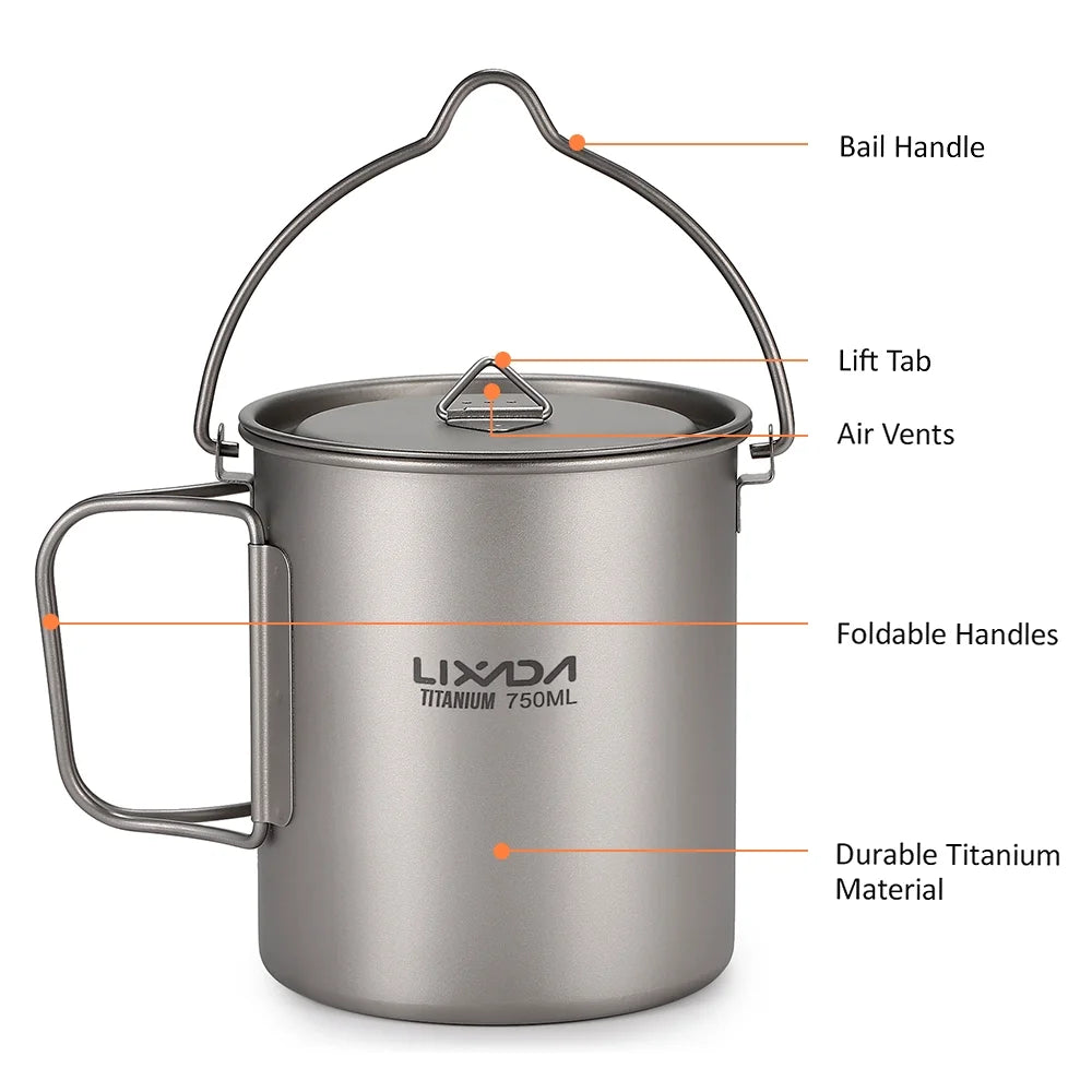 750ml Portable Water Cup with Lid and Handle F9480