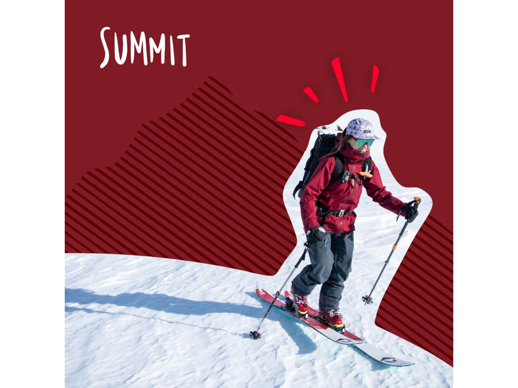 Red Carbon Ski G980