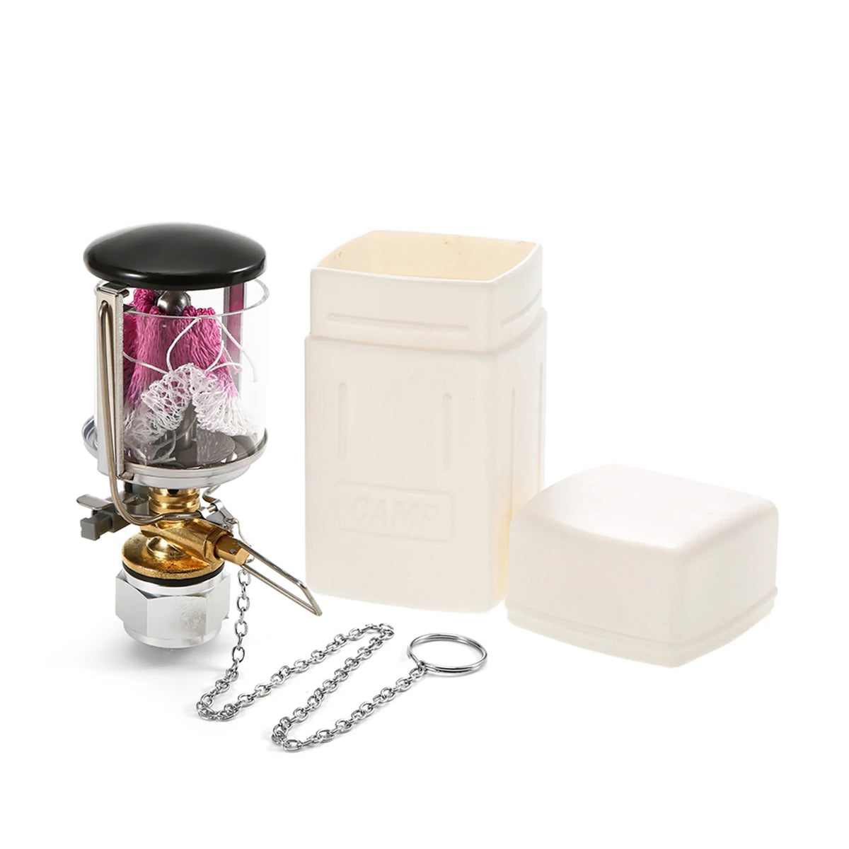 Steam Lamp With 2 Propane Lantern Mantles Portable Tent Lamp B362
