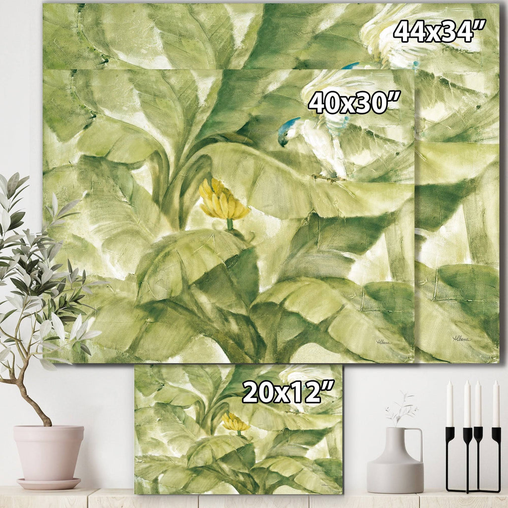 Green Traditional Canvas Artwork Print - 40 in. Wide x 30 in. High N42590