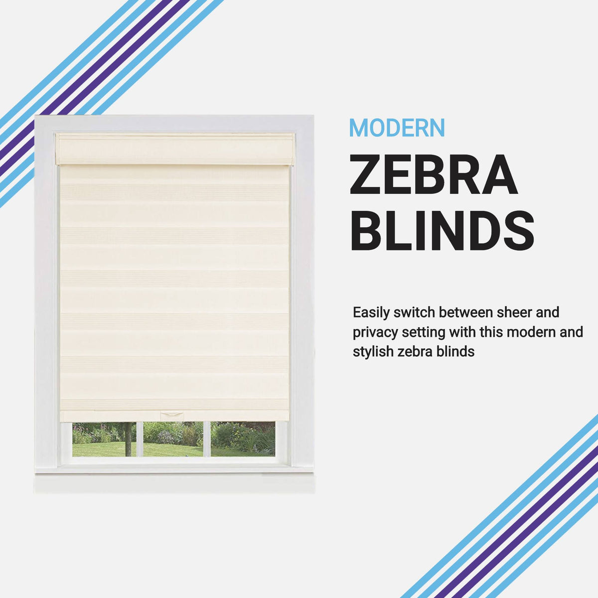 Cordless Zebra Blinds Roller Shade Y618
