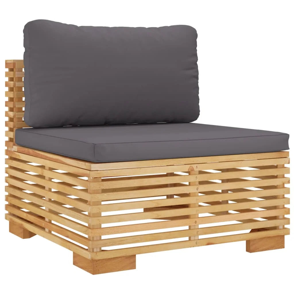 Dark Gray Teak Patio Sofa R434819