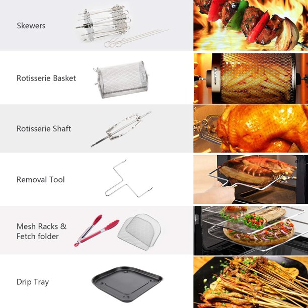 8-in-1 12.7Qt Air Fryer Toaster Oven J8373