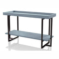 Antique Blue Wood Console Table D371240