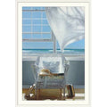 White Frame Print V7502