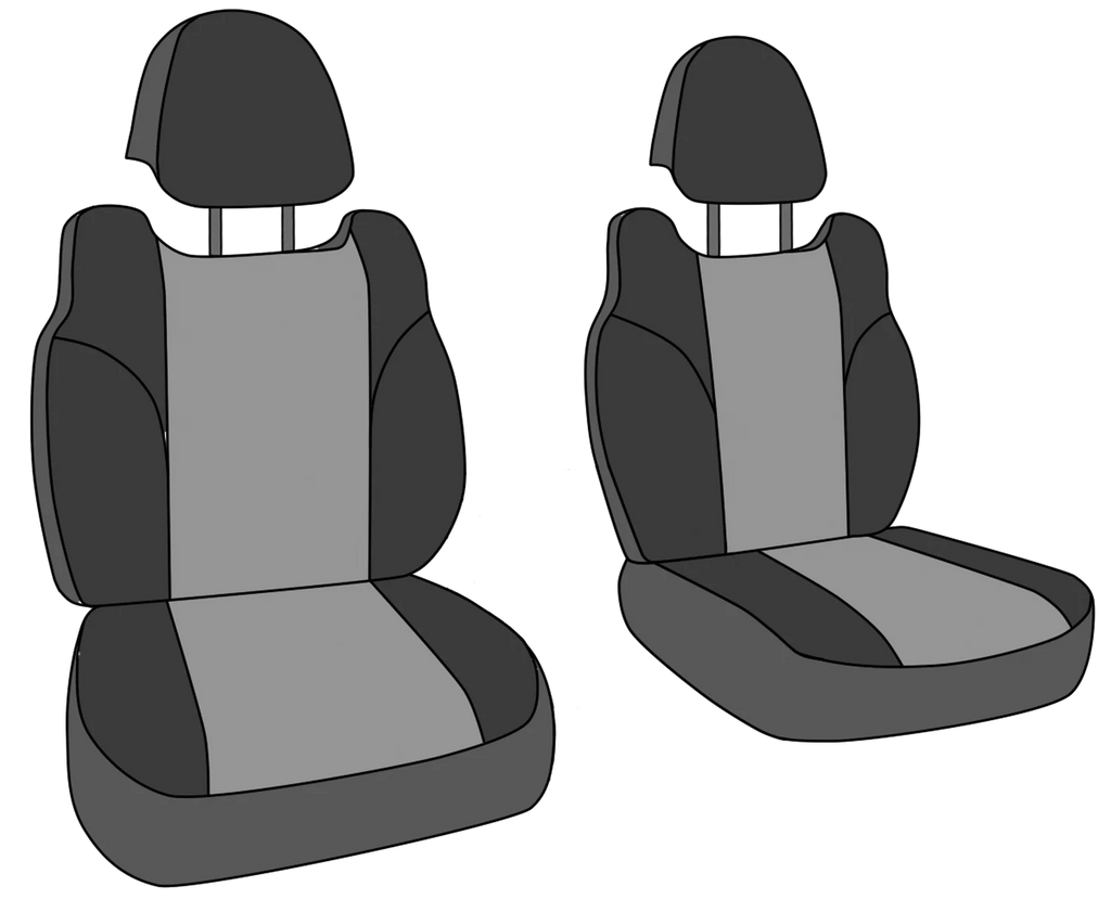 Black Monarch Insert Velour Seat Covers C18825