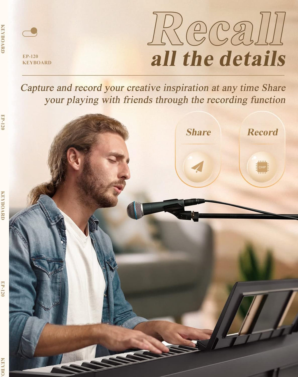 88-Key Weighted Digital Piano with Sustain Pedal N13698