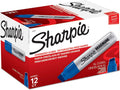 Permanent Markers, Chisel Tip, Blue, Box of 12 N762836