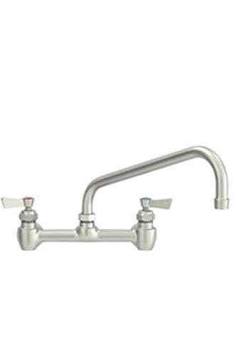 Polished Chrome Backsplash Faucet with Swing Spout B850