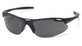 Black Frame Gray Lens Safety Glasses F767254