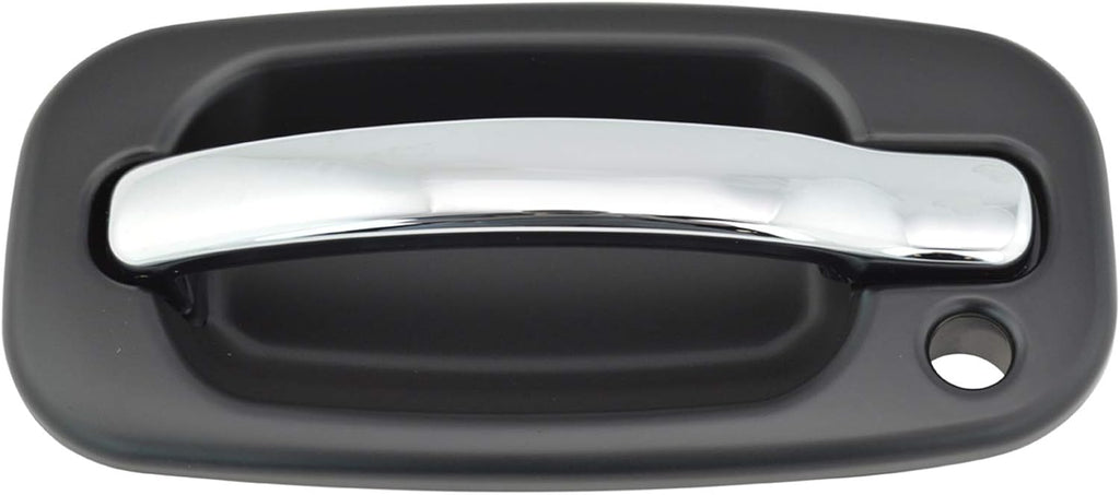 Chrome Black Exterior Door Handle Front Pair Set for Silverado Pickup Truck Pack of 2 S56528