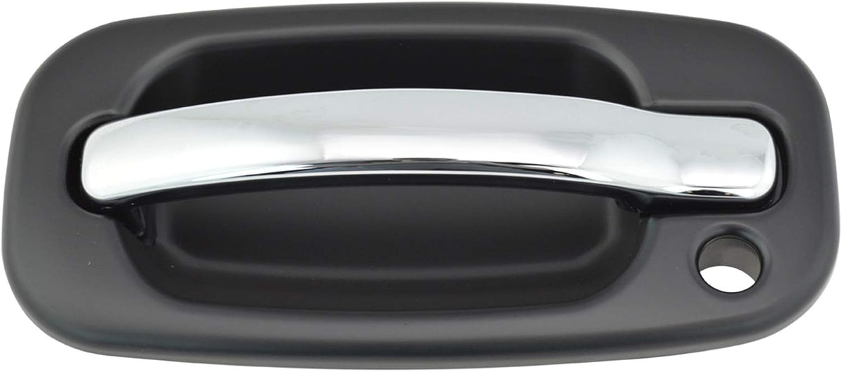 Chrome Black Exterior Door Handle Front Pair Set for Silverado Pickup Truck Pack of 2 S56528