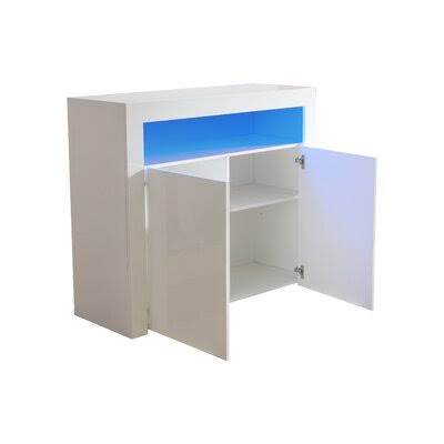 White 2-Door Accent Cabinet Q408215
