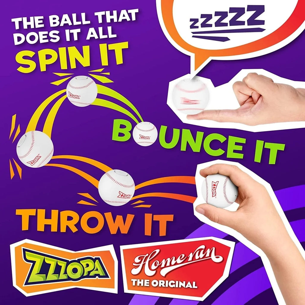 Fidget Stress Ball Mini Baseball Spin Bounce Toy I418
