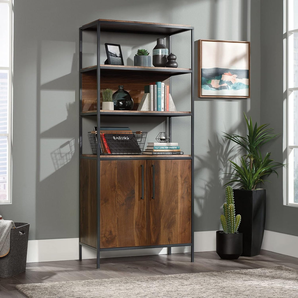 Bookcase with Doors, Grand Walnut G758