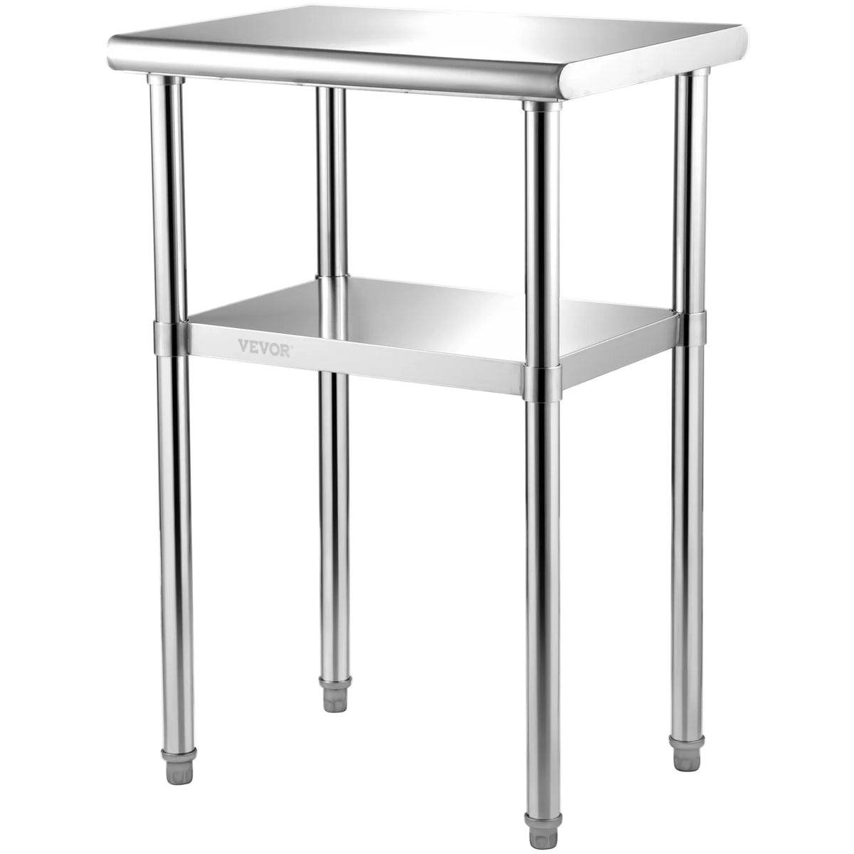 Stainless Steel Prep Table with Adjustable Undershelf T7583