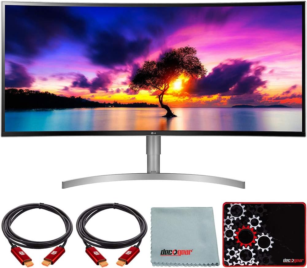 38 Inch Curved UltraWide WQHD+ Monitor with HDR 10 I19274