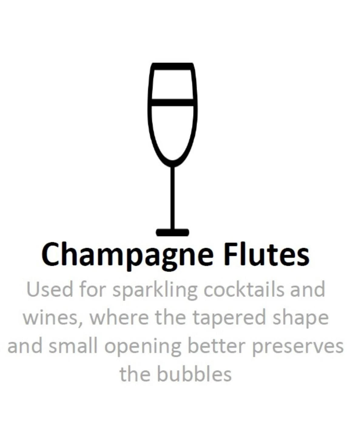 Set of 2 Toasting Flutes F658