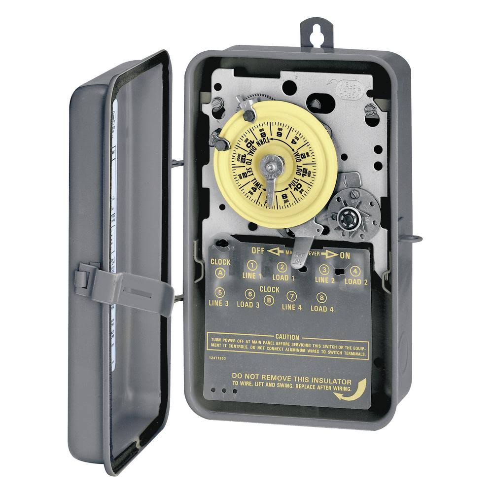 Electromechanical Timer, DPST, 40A, 3R K408