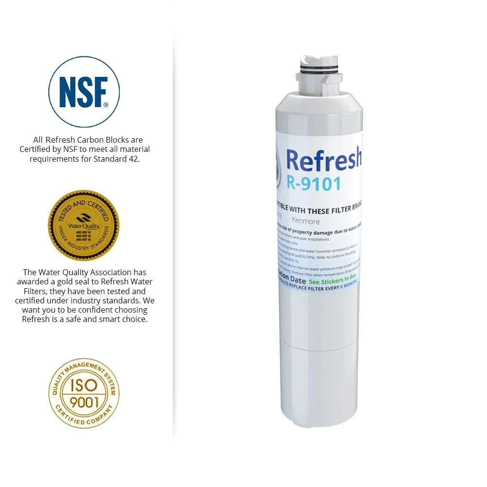 6 Pack Refrigerator Water Filter N208