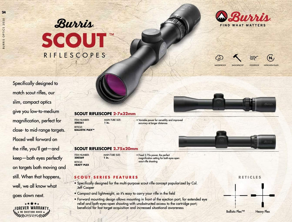 Compact Scout Scope with Medium Magnification E930