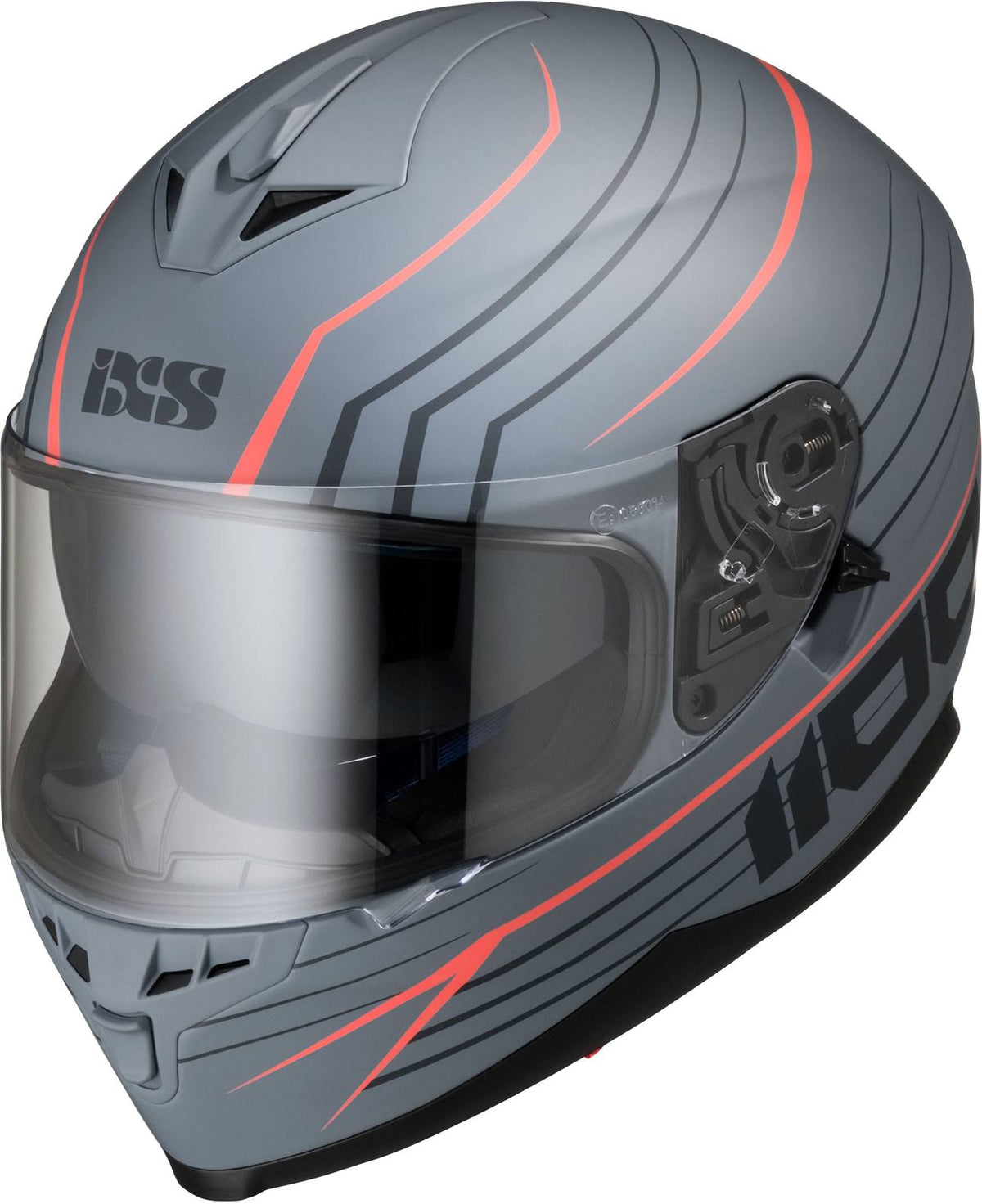 Integral Helmet Matt Grey Red XXL E957