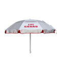 Silver & Red Printed Wind Umbrella with Guard M708391
