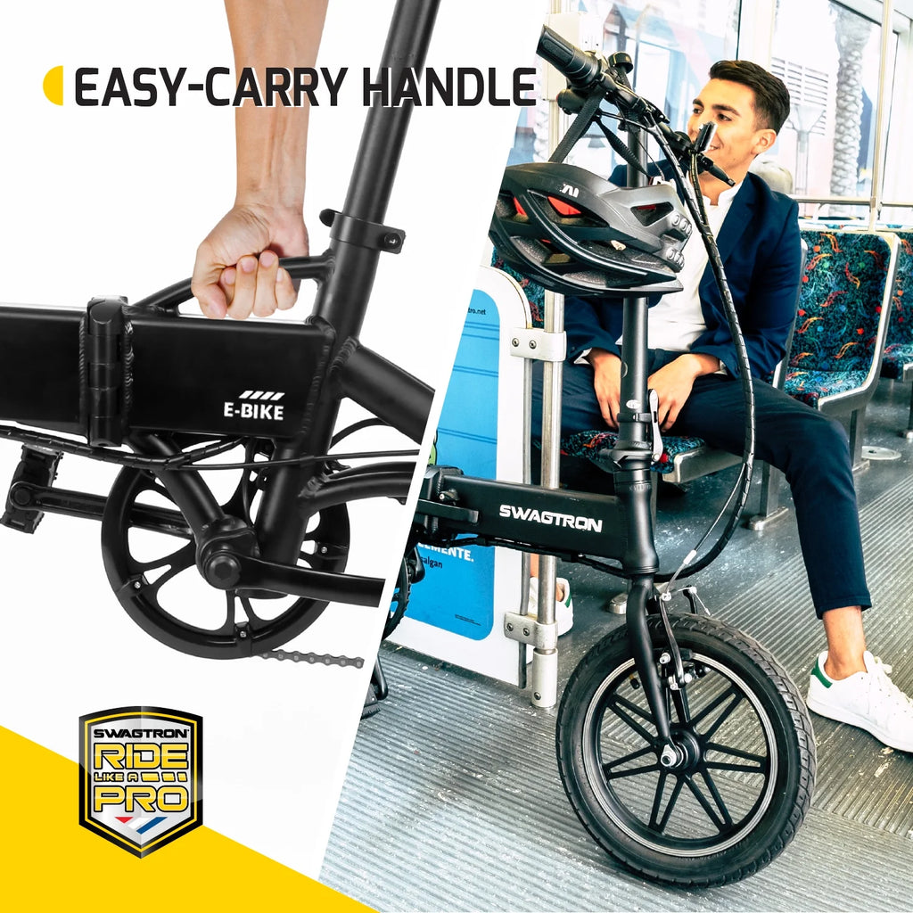 Lightweight Aluminum Folding Electric Bike with Pedals L500