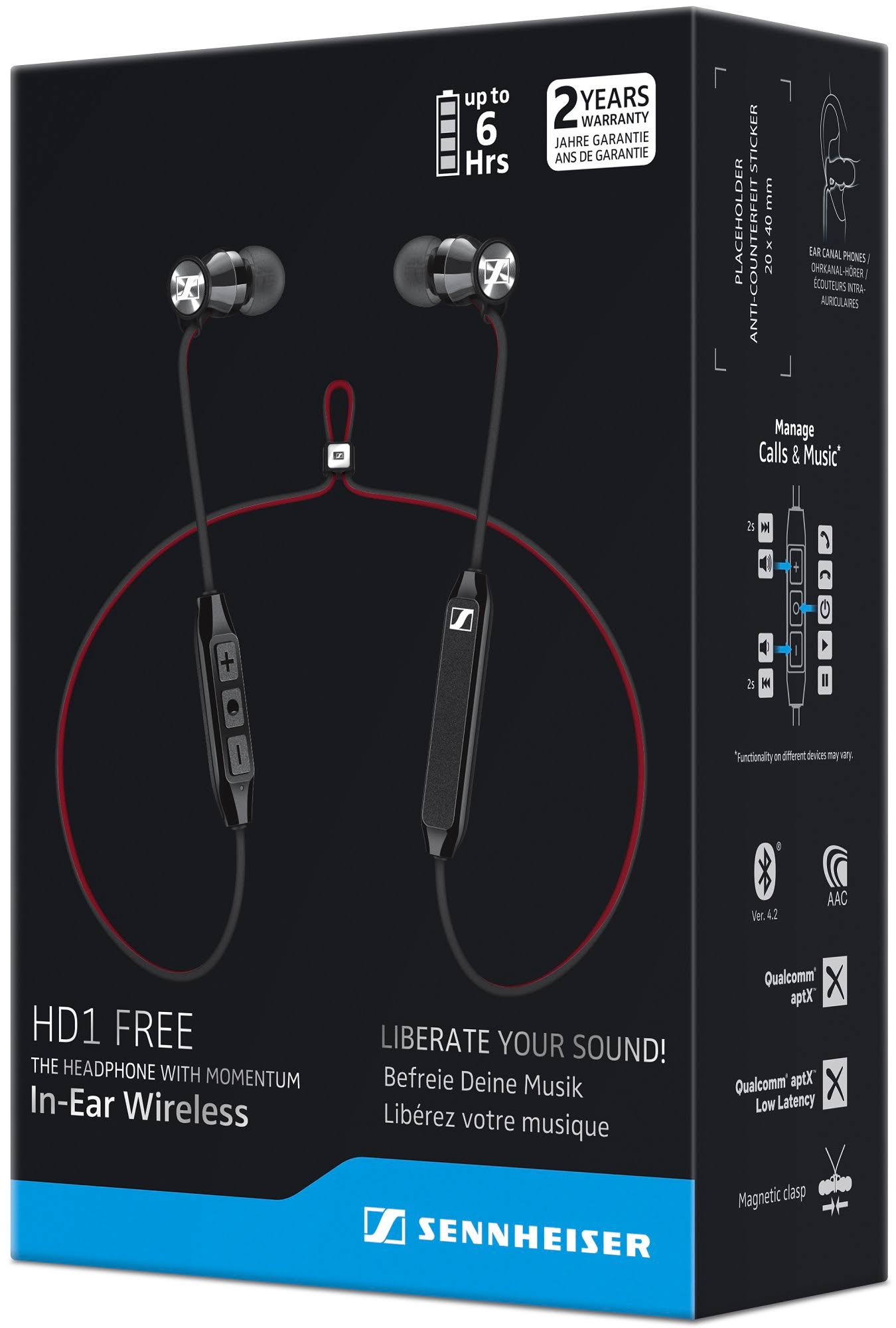 In-Ear Bluetooth Headphones T4196