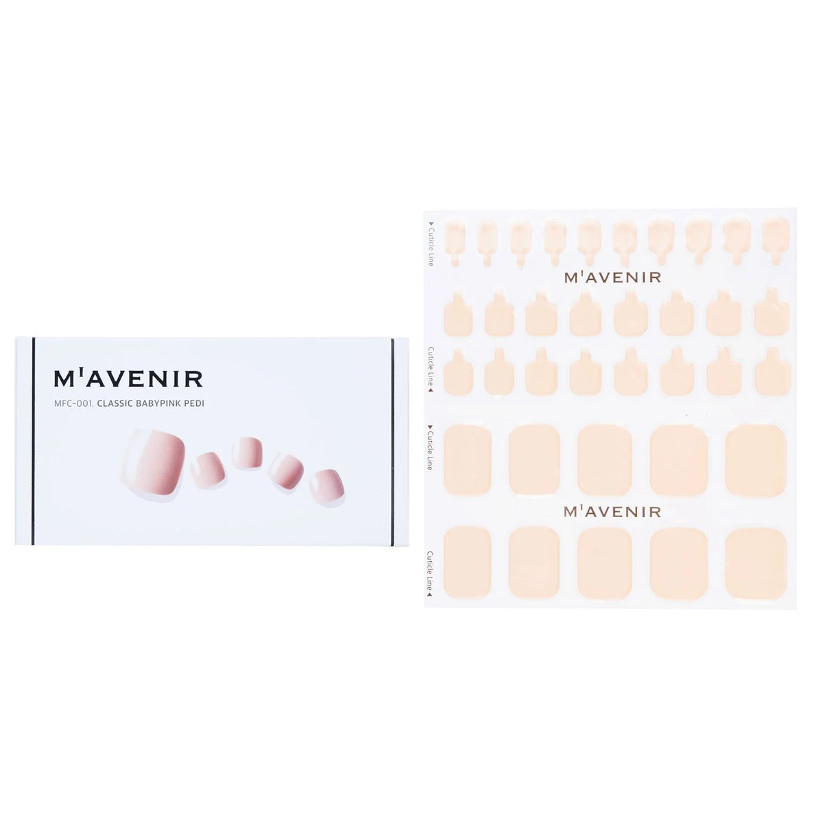 Deep Water Wave Nail Sticker 32pcs M8598