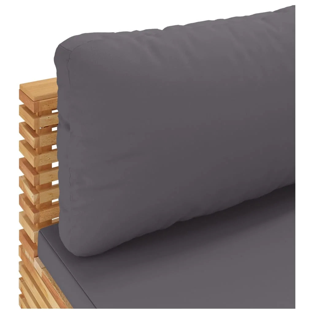 Dark Gray Teak Patio Sofa R434819