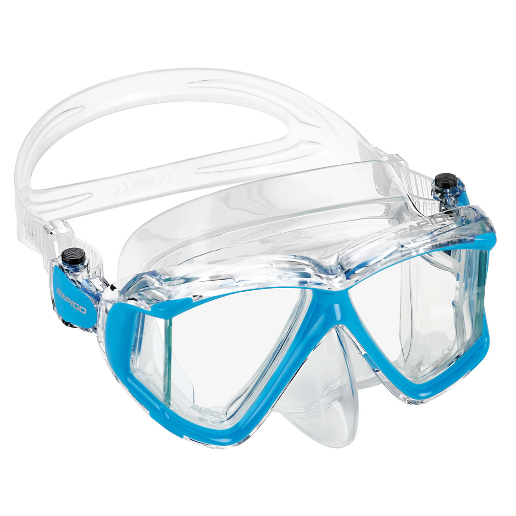 Panoramic Side-View Snorkel Mask with Dry Snorkel Set Z469324