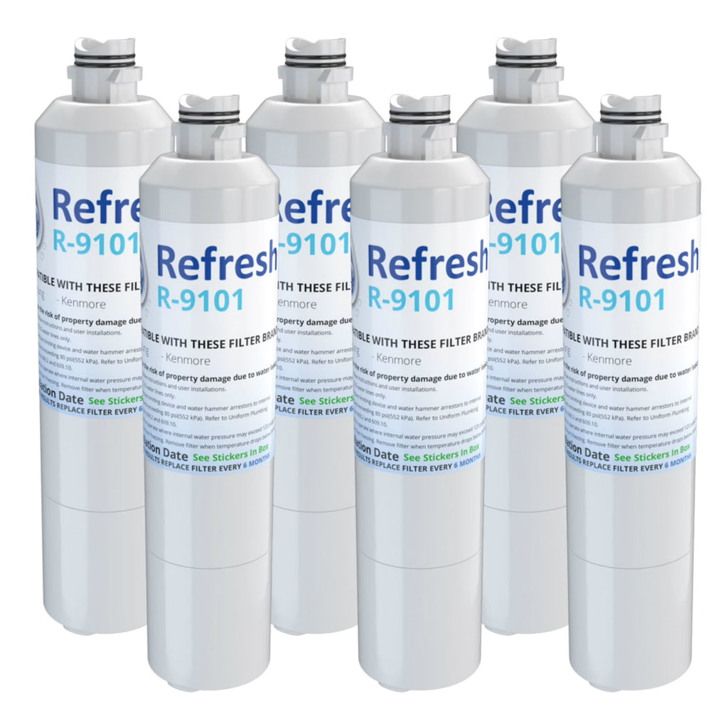 6 Pack Refrigerator Water Filter N208
