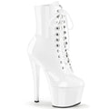 White Pat 7 Inch Heel Shoes C746