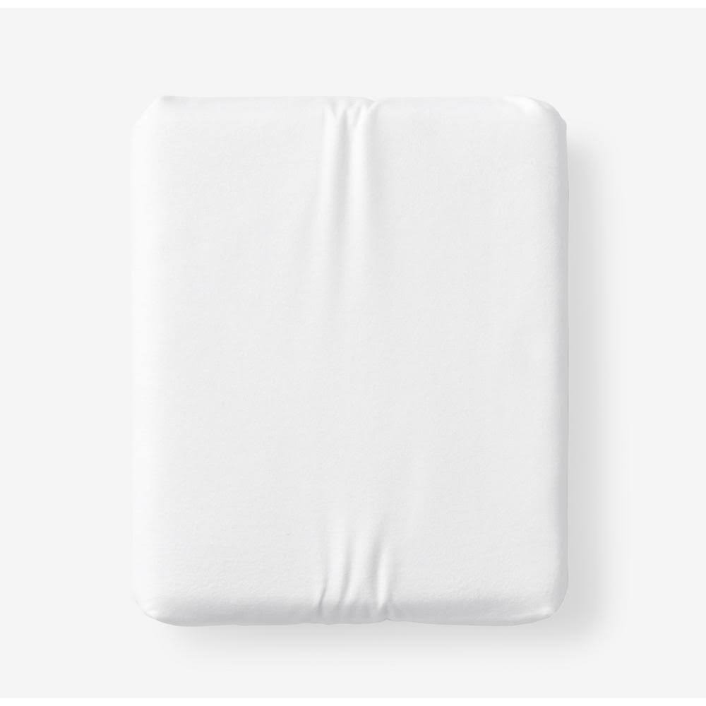 White Solid California King Fitted Sheet V160