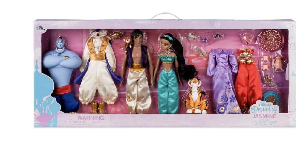 Jasmine Classic Doll Gift Set with Aladdin Genie Abu and Rajah R590