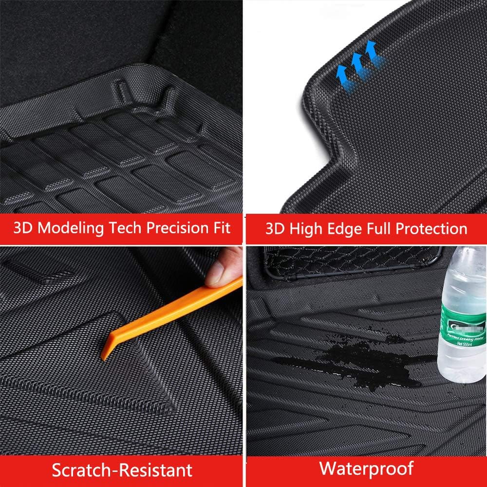 3D Waterproof TPO Cargo Trunk Tray Floor Mats I397