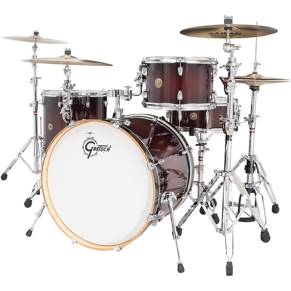 Deep Cherry Burst 4 Piece Maple Shell Pack H294