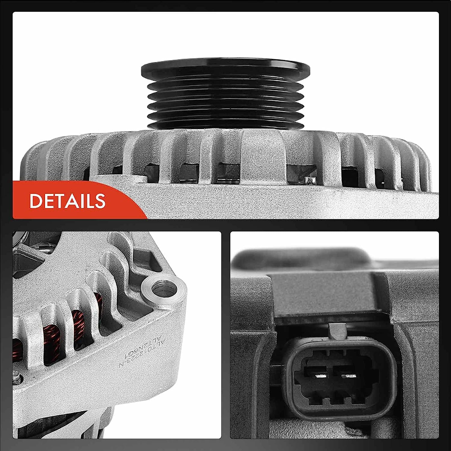 Alternator Compatible with Chevy Silverado 1500, Avalanche 1500, GMC Sierra 1500, Cadillac Escalade O527