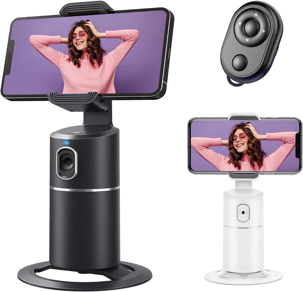Black White Face Tracking Phone Holder Tripod W273494
