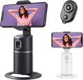 Black White Face Tracking Phone Holder Tripod W273494