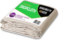 10 oz Canvas Cotton Drop Cloth 12 by 12 feet Natural Pack of 2 D518