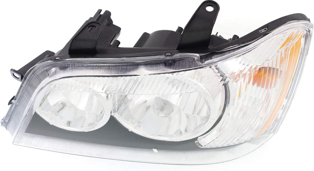 Headlight Set of 2 Clear Lens Halogen With bulbs W33693