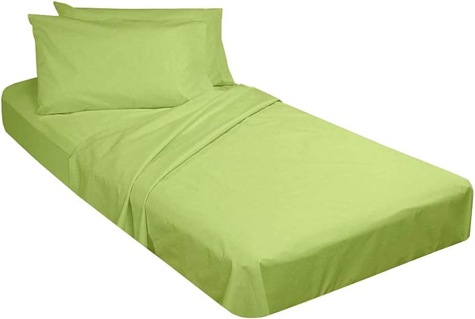Ivory Solid Cotton Fitted Cot Sheet 4 Piece D229174