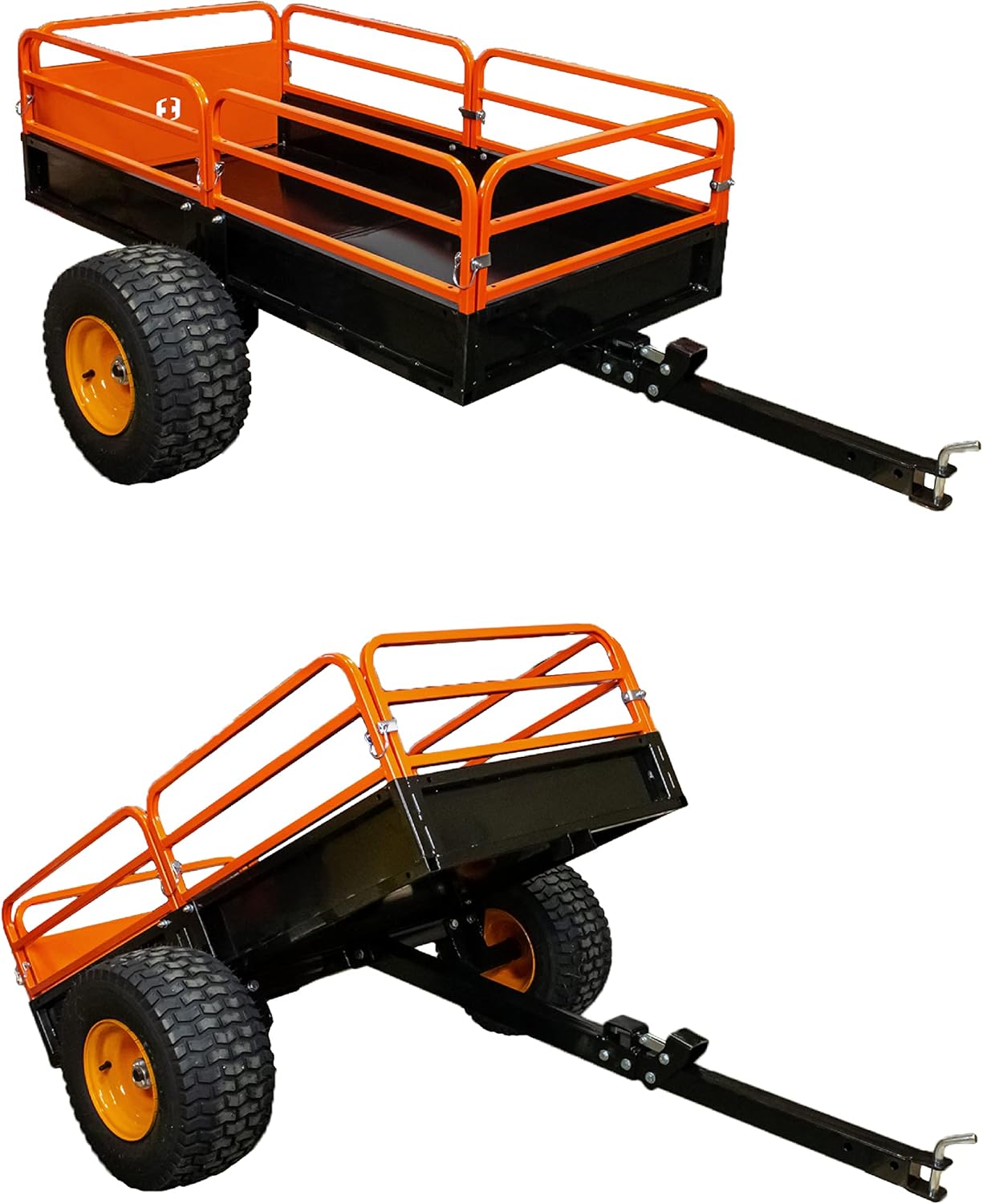 Heavy Duty Utility Cart and Cargo Trailer 1500lb Capacity 15 cu. ft. E857663