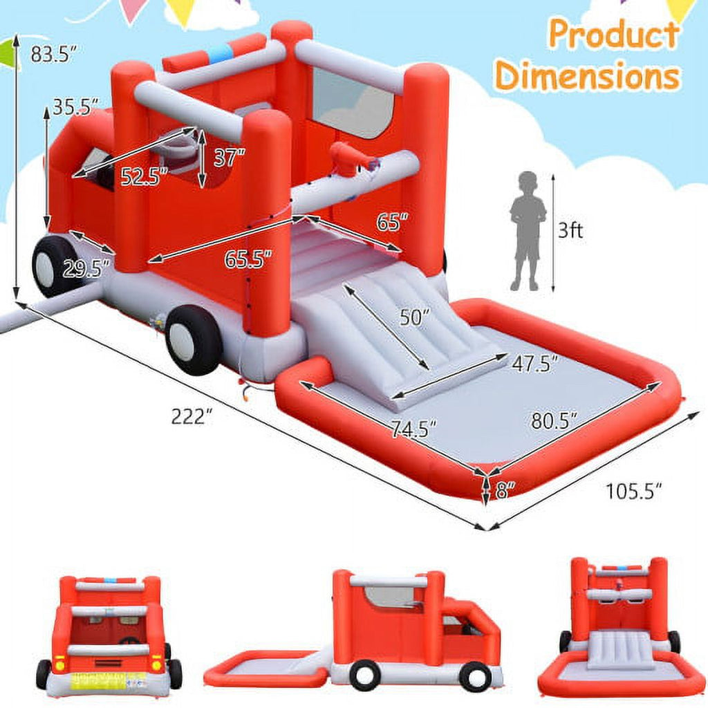 Inflatable Castle Water Park Bounce House W51037