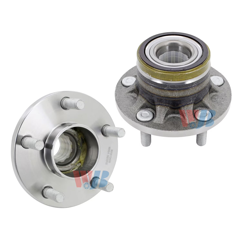 2X Rear Wheel Hub & Bearings Assembly for Ford Transit Connect K46942