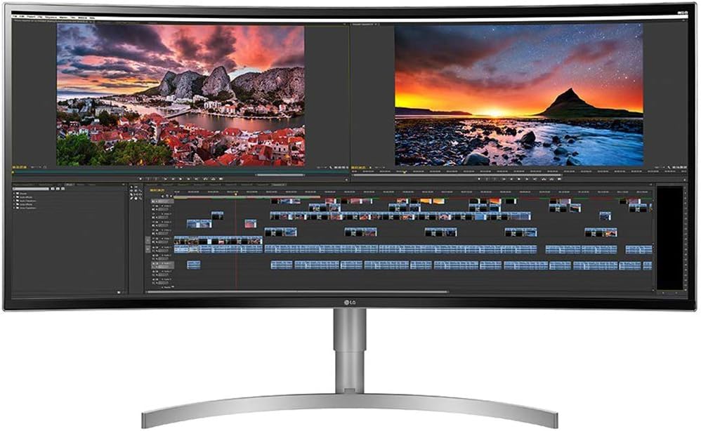 38 Inch Curved UltraWide WQHD+ Monitor with HDR 10 I19274