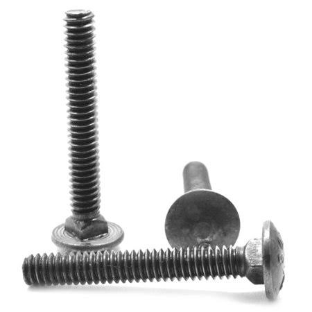 1/2 inch-13 x 3 1/2 inch Coarse Thread A307 Grade A Carriage Bolt Low Carbon Steel Plain Finish Pk 200 W361